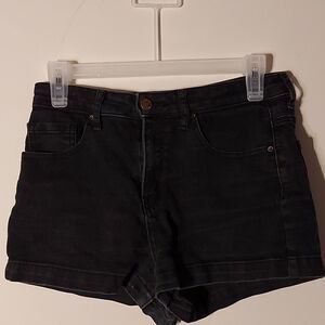 Forever21 black denim short sz. 28